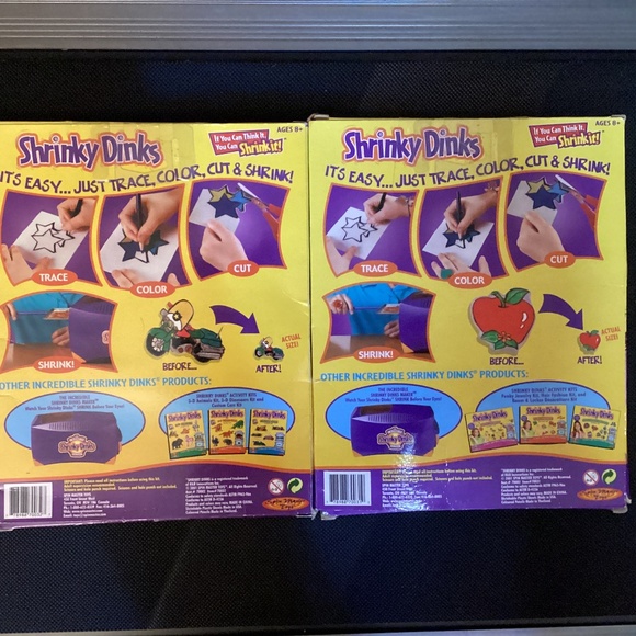 2 SHRINKY DINKS Plastic Shrink Art Emergency Vehicles and Frames Activity Kits - Picture 2 of 4